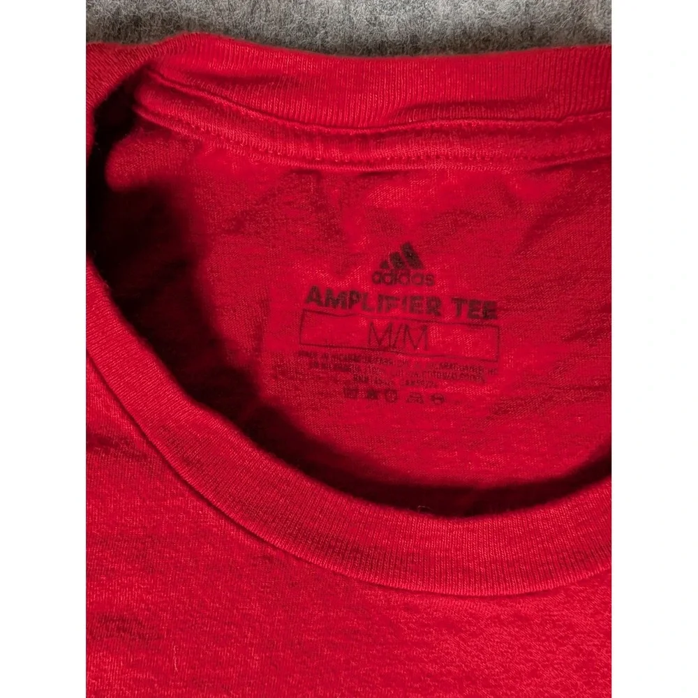 Adidas Mens Red Pride Soccer Club 1994 Graphic Amplifier Tee Shirt 5950